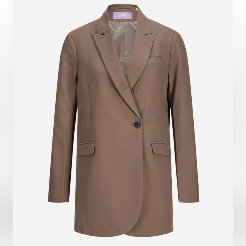 JJXX Morel Brown Oversized Blazer- S